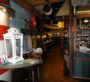 Blick in die Gasträume von Fiedlers Kutterfischer