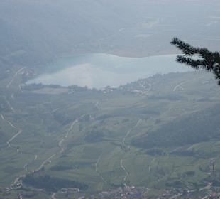  Der Kalterer See von oben
