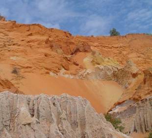 Wanderung in kleinem Fluß