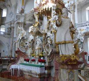 Gnadenalter der Wallfahrtskirche Vierzehnheiligen