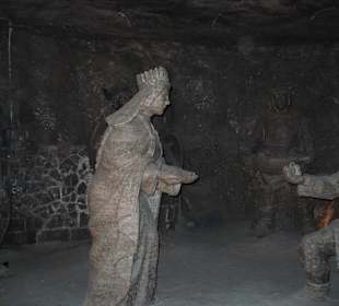 Rzeźby w kopalni