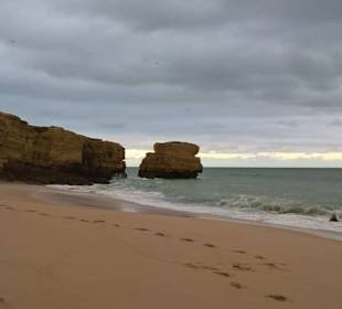 Strand / Praia Sao Rafael friedliche Abendstimmung