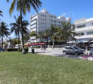 Blick auf den Ocean Drive
