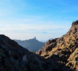 Spaziergang am Roque Nublo und Blick nach Teneriff