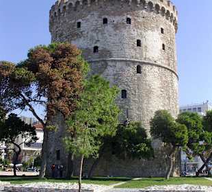 Turm am Hafen von Tesaloniki