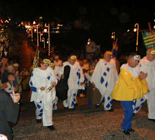 Beim Stöcklschuhlauf der Männer