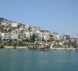 Hafen von Alanya - vom Boot aus