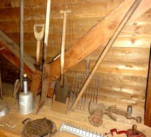 Alte Geräte in der Windmühle