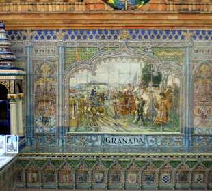 Keramikmotiv von Granada