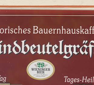 Zur Pause beim Bauernhauskaffee Windbeutelgräfin