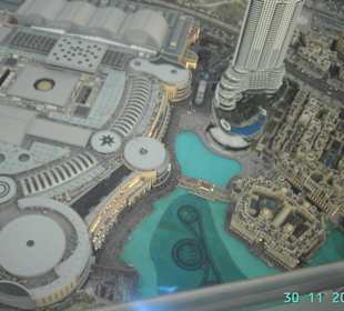 Blick vom Burj Khalifa Dubai