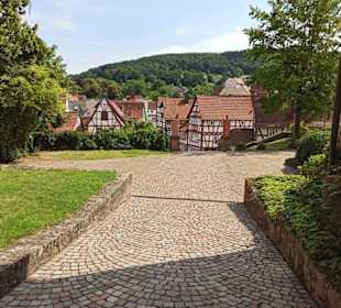 Blick von der Kirche zur Altstadt