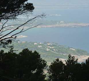 Aussicht vom Tailaia d´Alcudia
