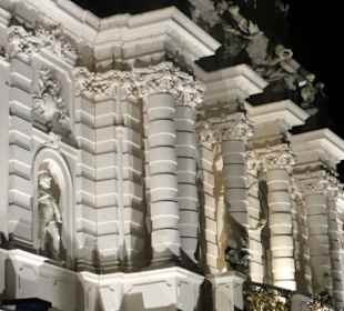 Die imposante  Rokoko-Fassade