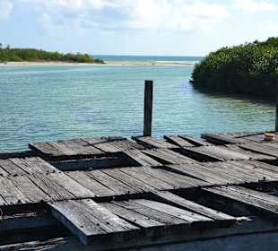Zwischenstopp an einer Lagune