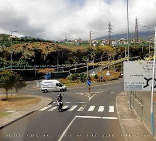 #1374 Yellow Bus hellblau Madeira-Camara de Lobos.