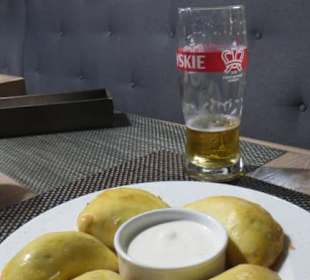 Abendessen Restaurant Pierogarnia Mandu: Pierogi