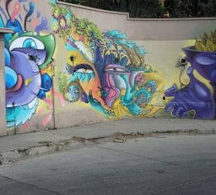Straßenkunst - Typisch für Valparaíso