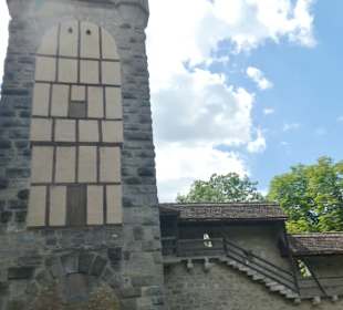 Bei einem Rundgang an der Rothenburger Stadtmauer