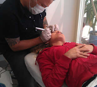 Levent bei der Arbeit