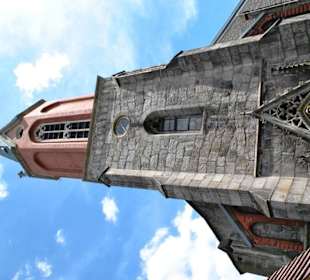 Kościół św. Jadwigi - wieża.