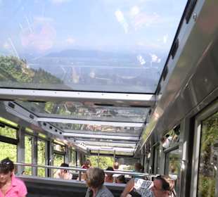 Blick aus der Mendelbahn