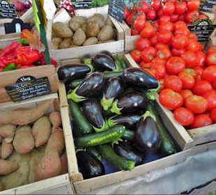 Eindrücke vom Wochenmarkt in Collioure