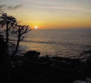Sonnenuntergang von der Rock Bar aus gesehen