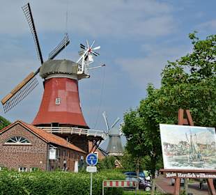 Die Greetsieler Windmühlen