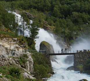 Brücke über den Gletscherbach