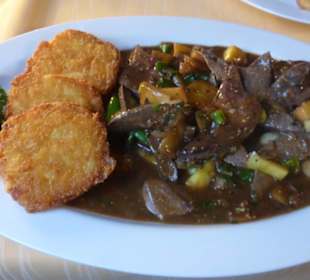 Im Restaurant Zum Alten Rathaus zum Abendessen