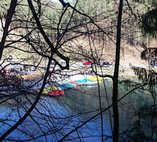 Anlegestelle der Boote