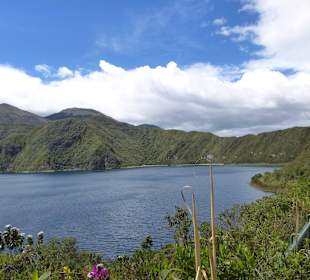 Blick auf den Kratersee