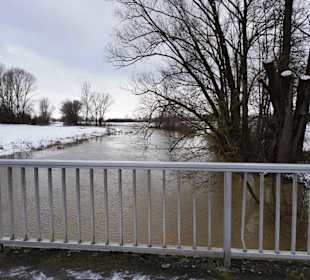 Bereits Hochwasser die Altmühl