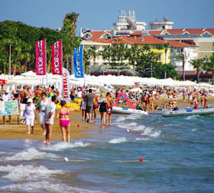 Vom Sunrise Richtung Side am Strand