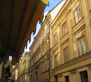 Enge Gassen (..gatan) beim Hotel