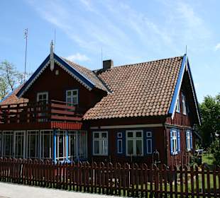 Typisches Holzhaus
