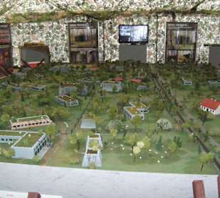 Modell der Wolfsschanze im Miniaturpark