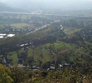 Blick auf die Ahrtalbrücke A61