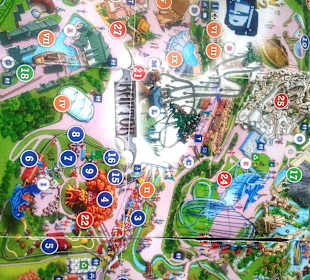 Gardaland Karte