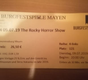 Burgfestspiele, The Rocky Horror Show 2019