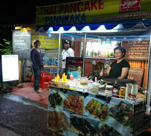 Agent Chai und seine Frau Pray mit den Pancakes 