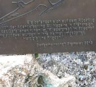 Gedenkstein - Absturz eines Flugzeuges Bremelau