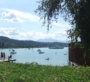 Seepromenade Pörtschach, Blick auf den Wörthersee