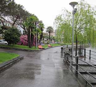 Promenade im Regen