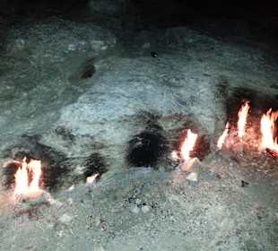 Naturwunder "Brennende Steine"