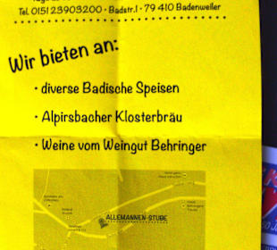 Informations - Flyer