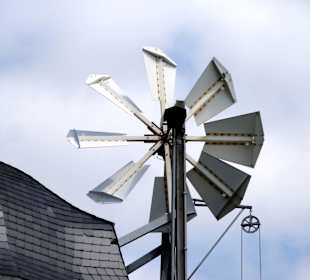 Die Windrose der Aschwarder Mühle