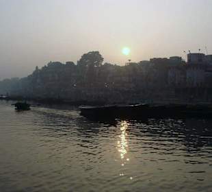 Zachód słońca nad Ghatami