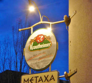 Zum Abendessen im Rest. METAXA in Grafenrheinfeld